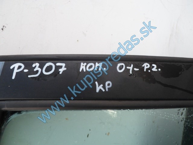 pravé zadné dvere na peugeot 307 kombi, 